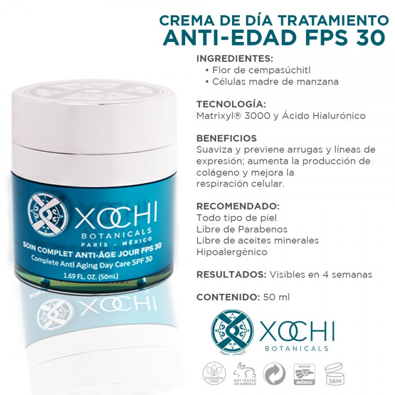 CREMA DE DíA TRATAMIENTO ANTI-EDAD FPS 30