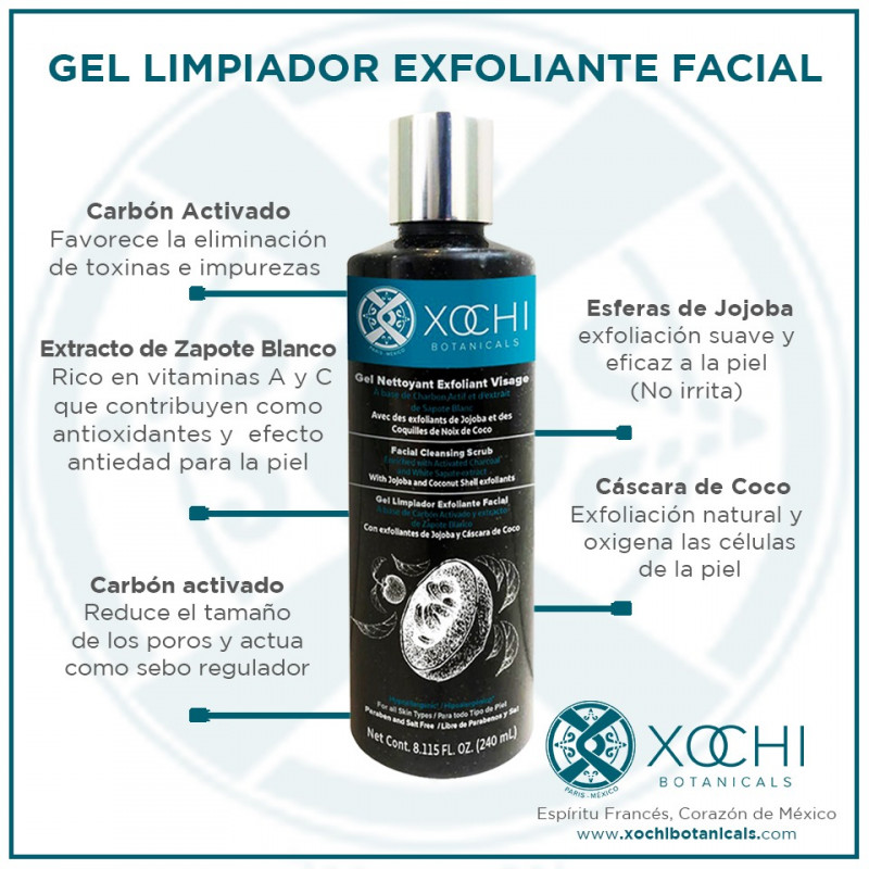 GEL LIMPIADOR EXFOLIANTE FACIAL