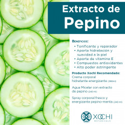 AGUA MICELAR CON EXTRACTO DE PEPINO